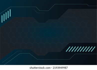 fondo de elemento de tecnología de banner de jugador