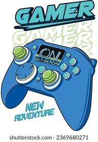 gamer boy new adventure control