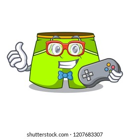 Gamer cartoon shorts style for the swimming