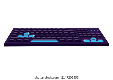 gamer computer keyboard device icon