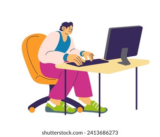 Gamer connect with friends and strangers, forming bonds and rivalries in virtual environments. Enjoyment and fulfillment in gaming or chatting platforms. Hobbies and leisure. Vector in flat style