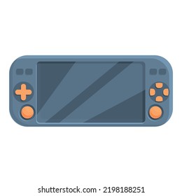 Gamer Console Symbol-Cartoon-Vektorgrafik. Sportspiel. Online-Player