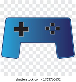 Gamer-Controller auf transparentem Hintergrund