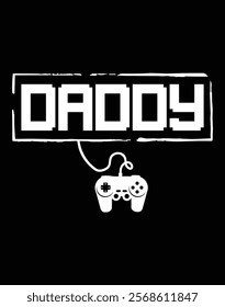 Gamer Daddy Video Game Art File.