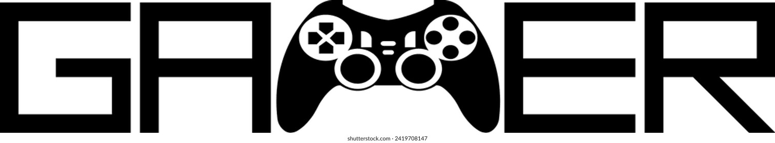 Archivo de gráficos vectoriales EP digitales de gamer