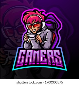 Gamer Esport Logo  Mascot Design 