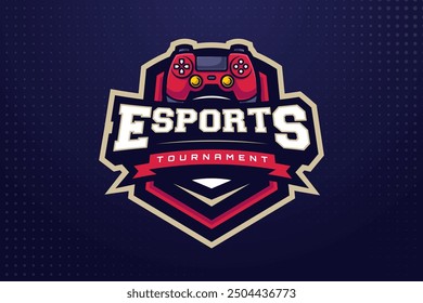 Gamer Esports Logo Template for Gaming Team or Game Tournament