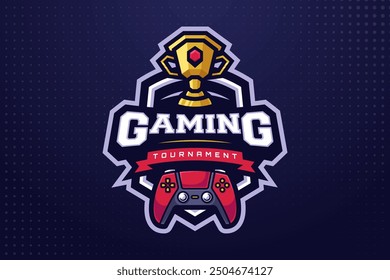 Gamer E-sports Logo Template for Gaming Team or Game Tournament