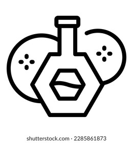 Gamer flask icon outline vector. Online challenge. Sport electronic