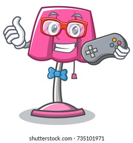 Gamer furniture lamp character cartoon