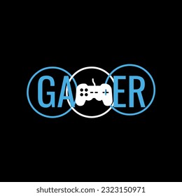 Logo de diseño vectorial de gamer