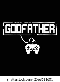 Gamer Godfather Video Game Art Design File.