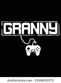 Gamer Granny Video Game Art File.