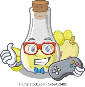 Gamer grape seed oil the mascot shape