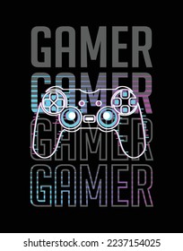 gamer, graphic t shirt vector designs and other uses.