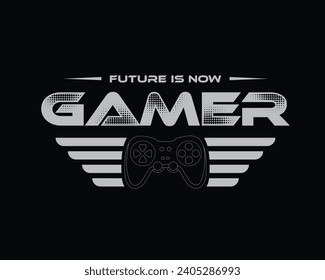 Gamer graphic t-shirt and apparel design