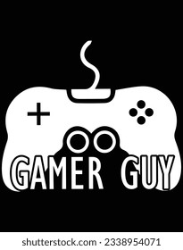 Gamer guy EPS file for cutting machine. You can edit and print this vector art with EPS editor.