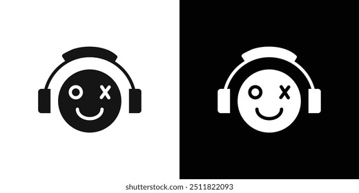 gamer icon Flat fill set collection