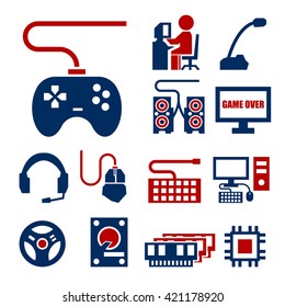 gamer icon set