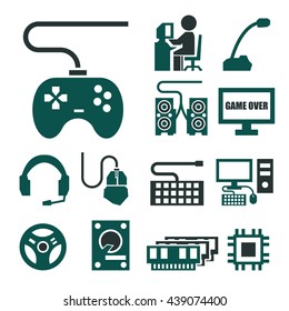 gamer icon set
