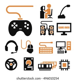 gamer icon set