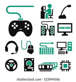 gamer icon set
