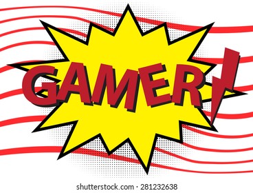 gamer, illustration