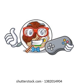 Gamer jajangmyeon is placed in mascot bowl