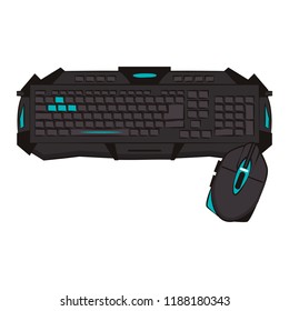 Gamer keyboard and mouse