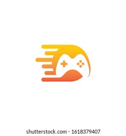 gamer logo design vector template