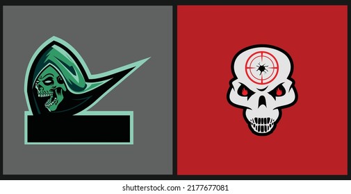 Gamer mascot logo design vector. Gamer illustration for sport team. Men in hood sweater vector illustration. Modern illustration concept style for badge.