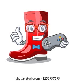 Gamer narcissus with garden boots on character