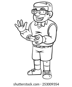 Gamer nerd
