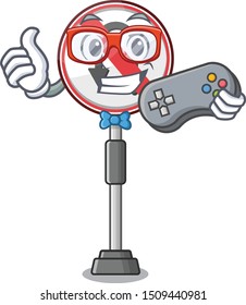 Gamer no u turn isolated the mascot