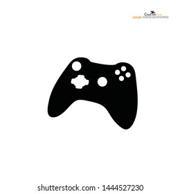 Gamer online design logo template.Vector illustration.