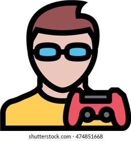 gamer outline icon