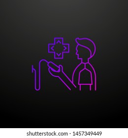 Gamer outline nolan icon. Elements of game development set. Simple icon for websites, web design, mobile app, info graphics