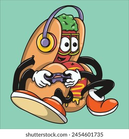 Gamer is the passion of Hotdog. He play every single game he want everyday. Joystick is the one of his favorite console he used.