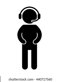 gamer playin video game isolated icon design