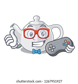 Gamer porcelain teapot in table a character