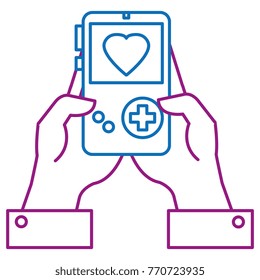 gamer with portable game video device