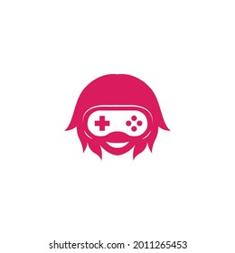 gamer simple modern logo design