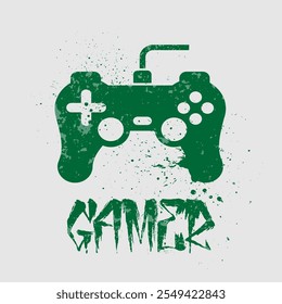 
Gamer slogan graphic vector print lettering for t shirt print design