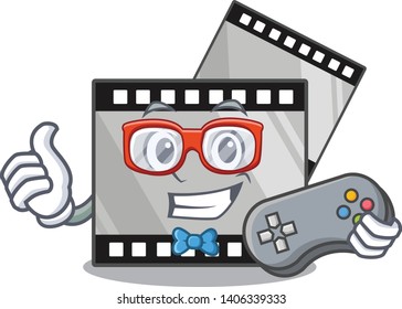 Gamer stripe movie toys in cartoon shape
