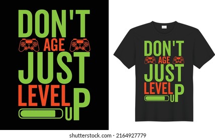 Gamer Stylish t-shirt design Vector illustration black background. Gamer Quotes and elements with slogan text, for t-shirt prints and other uses.
