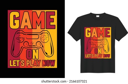 Gamer Stylish t-shirt design Vector illustration black background. Gamer Quotes and elements with slogan text, for t-shirt prints and other uses.

