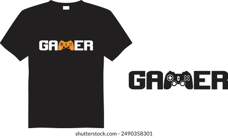 Gamer t shirt design and gaming t shirt design