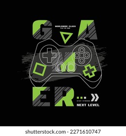 Gamer t-shirt and apparel design