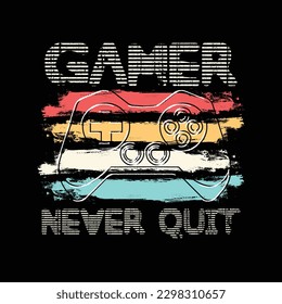 Gamer t-shirt and apparel design