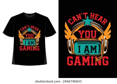 Gamer T-shirt Design Gaming Apparel 